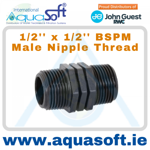 1/2'' x 1/2'' BSPM Male Nipple Thread